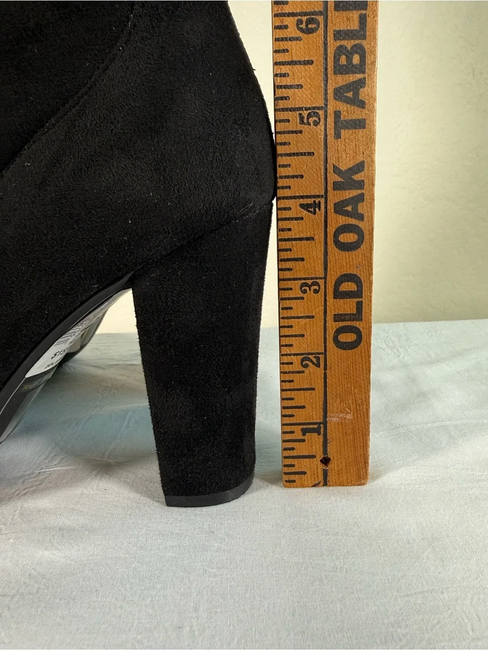 Dolce Vita Katy Over the Knee Black Heeled Boots Size 11